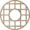 Ekena Millwork O'Neal Wood Fretwork Pierced Ceiling Medallion, Red Oak, 40"OD x 14 1/2"ID x 1/4"T CMWP40X40X0250ONRO - alternate 3
